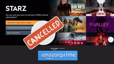 amazon prime cancel starz.